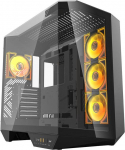 Darkflash DY470 computer case (black) + 4 fans