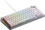 Glorious Klawiatura Glorious PC Gaming Race Glorious GMMK 3 Pro 75 % Custom Gaming-Tastatur - Pre-Built, ANSI (US), Fox Switches, silber