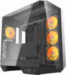 Darkflash DY470 computer case (black) + 4 fans + GPU bracket