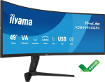 Iiyama Monitor iiyama iiyama ProLite XCB4994DQSU-B1 monitor komputerowy 124,5 cm (49'') 5120 x 1440 px Dual QHD LCD Czarny