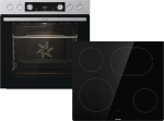Gorenje Sisseehitatud ahi BC6737E02X + pliit ECD643BSC + teleskoopilised siinid 863768