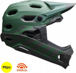Bell Kask full face BELL SUPER DH MIPS SPHERICAL matte green roz. L (58-62 cm) (NEW 2025)