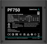 Deepcool PF750 power supply unit 750 W 20+4 pin ATX ATX Black
