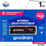Goodram Dysk SSD GoodRam PX700 1TB M.2 2280 PCI-E x4 Gen4 NVMe (SSDPR-PX700-01T-80)