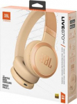 JBL Live 670NC Bluetooth Wireless On-Ear Headphones Beige EU
