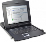 Digitus LCD Console 17inch KVM touchpad US keyboard