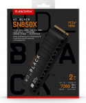 WD Western Digital Black WD_BLACK&trade; SN850X NVMe&trade; SSD POWERED BY SANDISK 2 TB, [With Heatsink]