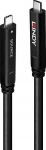 Lindy Kabel USB Lindy USB-C - USB-C 15 m Czarny (43399)