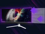 Lorgar 34MP1, UWQHD MiniLED Gaming Monitor Pro, 34'' (3440*1440) VA curved monitor, black/milky grey