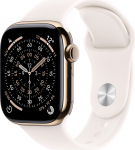Noname Apple Watch Series 11&nbsp;GPS + Cellular 42mm&nbsp;Gold Titanium Case with Light Blush Sport Band - M/L - MF8X4ET/A