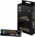 MSI Spatium M450 PCIe 4.0 NVMe M.2 500GB PCI Express 4.0 3D NAND