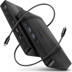 Axagon HMC-U4 USB hub 12in1 40Gbps LAN HDMI DP PD