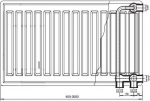 Stelrad Grzejnik Accord VK Typ 20 600 x 1600mm 1332W (GR-ST-AV-20160)