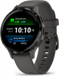 Garmin Venu 3S 3.05 cm (1.2") AMOLED 41 mm Digital 390 x 390 pixels Touchscreen Grey Wi-Fi GPS (satellite)