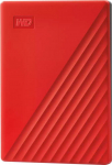 WD Dysk zewnętrzny HDD WD My Passport 6TB Czerwony (WDBR9S0060BRD-WESN)