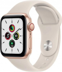 Apple Watch SE2 (2022) GPS + Cellular LTE 40mm Starlight Alu case, Starlight Sport Band S/M EU MXGJ3