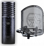 Aston Microphones Mikrofon Aston Microphones Aston Microphones Spirit Black Bundle Mikrofon pojemnościowy + pop filtr