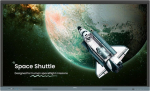 Benq Monitor BenQ BenQ RE6504 Interaktywny płaski panel 165,1 cm (65'') 450 cd/m 4K Ultra HD Czarny, Szary Ekran dotykowy Procesor wbudowany Android