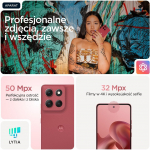 Motorola Smartfon Motorola Moto G86 5G 12/256GB R&oacute;żowy (PB8X0035PL)