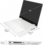 HP Laptop HP HP OMEN Gaming 16-am0074nw Intel Core Ultra 7 255H Laptop 40,6 cm (16'') 2K 24 GB DDR5-SDRAM NVIDIA GeForce RTX 5070 Wi-Fi 6E (802.11ax) Free DOS AI PC Biały