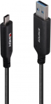 Lindy Kabel USB Lindy USB-A - USB-C 25 m Czarny (43396)
