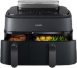 Philips Frytkownica beztłuszczowa Philips AirFryer Frytkownica beztłuszczowa PHILIPS 5000 Series Dual Basket&nbsp,NA550/00 - Beztłuszczowe