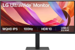 LG 34" 21:9 UltraWide WQHD (3440x1440) IPS Monitor HDR10 with sRGB 99% (Typ.), All-in-one USB-C Connectivity