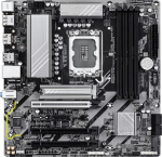 Gigabyte B860M DS3H Motherboard - Intel Core Ultra Series CPUs, 5+1+2+1 Phases VRM, up to 9066MHz DDR5, 1xPCIe 5.0 + 1xPCIe 4.0 M.2, 2.5GbE LAN, USB 3.2 Gen 2
