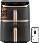 Cosori Turbo Tower Pro Smart Single 10.8 L Stand-alone 2630 W Hot air fryer Black, Gold