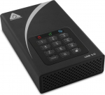 Apricorn Dysk zewnętrzny HDD Apricorn Aegis Padlock DT zewnętrzny dysk twarde 12 TB USB Typu B 2.0/3.2 Gen 1 (3.1 Gen 1) Czarny
