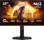 AOC G4 25G4ZR computer monitor 62.2 cm (24.5") 1920 x 1080 pixels LCD Black, Red