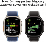 Apple Smartwatch Apple Watch Ultra 3 GPS + Cellular 49mm Natural Titanium / Ocean Band Niebieski (MEWH4QR/A)