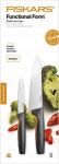Graniteq Zlewozmywak GraniteQ BILL 110 GRANITEQ zlewozmywak wpuszczany 1-komorowy 600x540x205 mm, snow white / odpływ stalowy + zestaw noży Fiskars