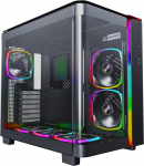 Montech KING 95 PRO, Tempered Glass, ARGB, Black