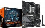 Gigabyte B850 GAMING WIFI6 Motherboard - AMD Ryzen 9000 Series CPUs, 6+2+2 Phasen Digital VRM, up to 8200MHz DDR5 (OC), 1xPCIe 5.0 + 2xPCIe 4.0 M.2, GbE LAN, WIFI 6, USB 3.2 Gen 2