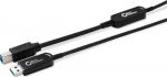 Microconnect Kabel USB MicroConnect USB-A - USB-B 15 m Czarny (MC-USB3.0AB15OP)