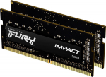 Kingston Fury Pamięć do laptopa Kingston Fury Impact, SODIMM, DDR4, 32 GB, 3200 MHz, CL20 (KF432S20IBK2/32)