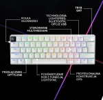 Logitech Klawiatura Logitech Pro X 60 Lightspeed GX Brown (M-9068642)