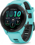 Garmin Forerunner 265 3.3 cm (1.3") AMOLED 46 mm Digital 416 x 416 pixels Touchscreen Black, Blue Wi-Fi GPS (satellite)