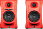 Kali Audio LP-UNF-R - a pair of Bluetooth monitor speakers (red)