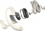 Shokz OpenFit 2 wireless earbud headphones, beige