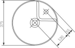 Cersanit Umywalka Cersanit Crea 37,5cm (K114-002)
