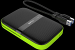 Silicon Power Dysk zewnętrzny HDD Silicon Power Armor A60 1TB Czarno-zielony (SP010TBPHDA60S3K)
