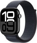 Apple Watch Series 10 GPS 46 mm Jet Black Aluminium Case with Ink Sport Loop