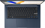 Asus Laptop Asus ASUS Vivobook 14 X1404VA-EB1619 Core 5 120U 14.0 FHD IPS-level Panel 60Hz 250nits AG 16GB DDR5 SSD512 Intel Graphics Cam720p 42WHrs NoOS Quiet Blue