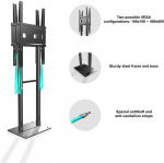 Onkron Tv Set Acc Mobile Stand/55-100/BLACK FPRO2L-20-B ONKRON