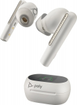 Poly POLY Białe słuchawki douszne Voyager Free 60/60+ z certyfikatem Microsoft Teams (2 sztuki)