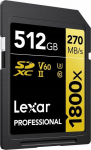 Lexar Karta Lexar Professional 1800x SDXC 512 GB Class 10 UHS-II/U3 V60 (LSD1800512G-BNNNG)