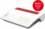 Fritz! Box 5690 router bezprzewodowy 2.5 Gigabit Ethernet Dual-band (2.4 GHz/5 GHz) Czerwony, Biały