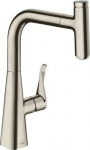 Hansgrohe K&ouml;&ouml;gisegisti v&auml;ljat&otilde;mbuva voolikuga &ndash; Metris Select M71 73802800